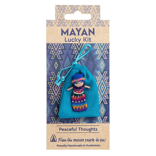 Mayan zorgenpoppetje Peaceful Thoughts
