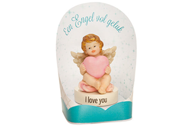 Geluksbeeld I love you - Engel