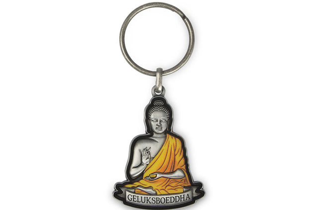 Geluksboeddha luxe sleutelhanger