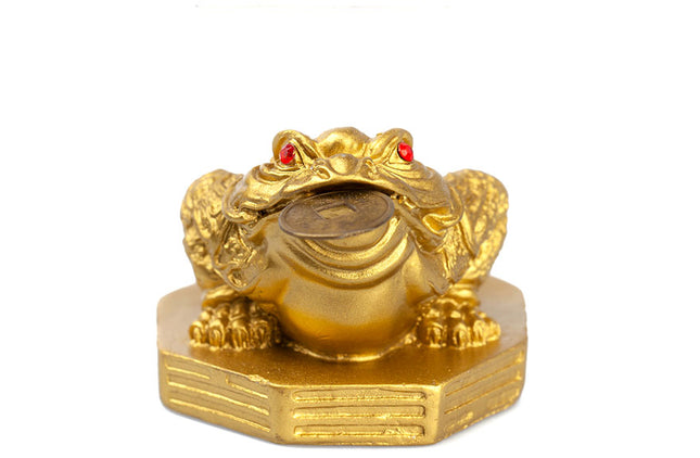 Gelukskikker Feng Shui goud