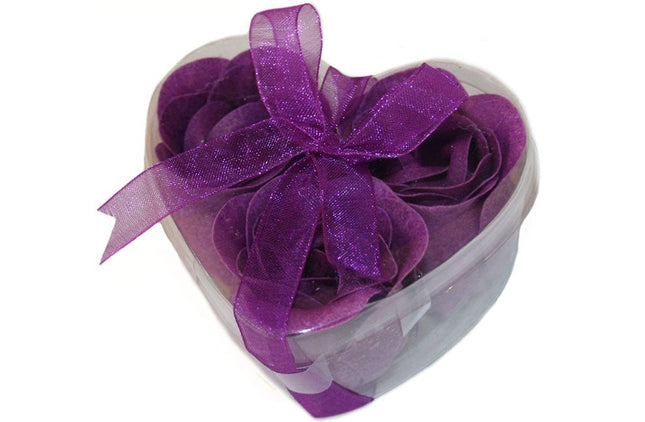Hart met Zeep Roosjes - Lucky Touch - Bedankjes & Cadeautjes