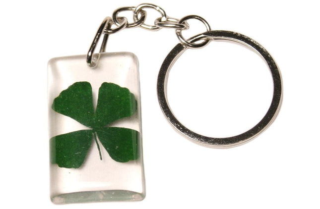 Klavertje 4 sleutelhanger - Lucky Touch - Bedankjes & Cadeautjes