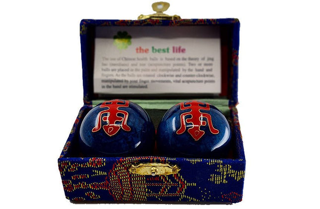 Meridiaankogels Long Life - blauw (4,5 cm) - Lucky Touch - Bedankjes & Cadeautjes