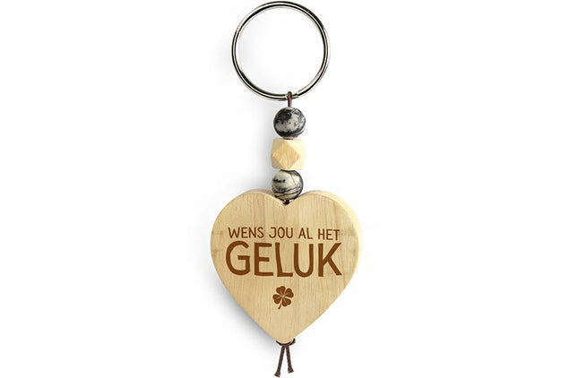 Mijn Hart sleutelhanger - Geluk