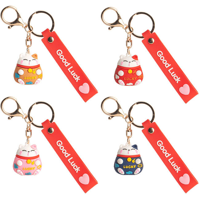 Sleutelhanger Lucky Cat Good Luck