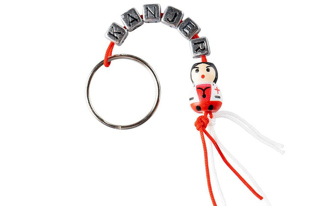 Sleutelhanger Zorg Kanjer - Lucky Touch - Bedankjes & Cadeautjes