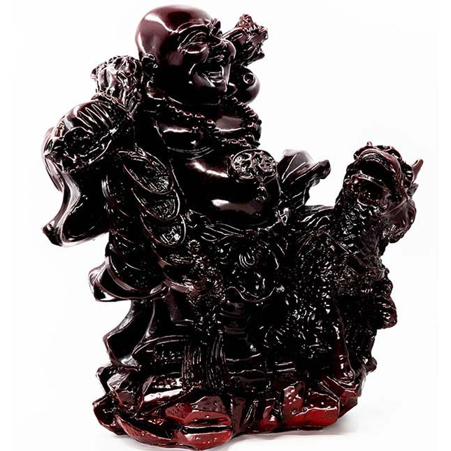 Traditionele Happy Boeddha rijkdom (27cm)