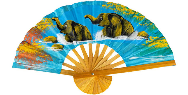 Waaier Olifanten (40cm) - Lucky Touch - Bedankjes & Cadeautjes