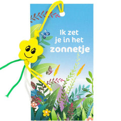 Kaartje ik zet je in het zonnetje - Lucky Touch - Bedankjes & Cadeautjes