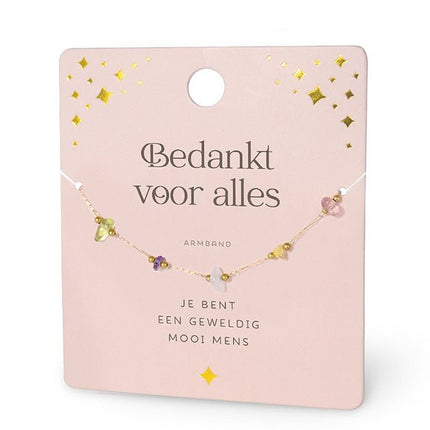 Bedankt voor alles armband - Luckytouch.nl