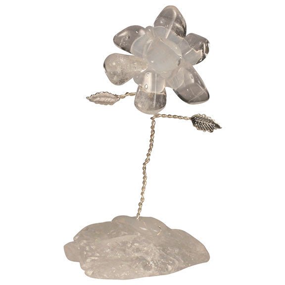 Bergkristal Bloem - Lucky Touch - Bedankjes & Cadeautjes