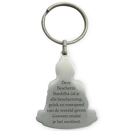 Beschermboeddha luxe sleutelhanger - Lucky Touch - Bedankjes & Cadeautjes