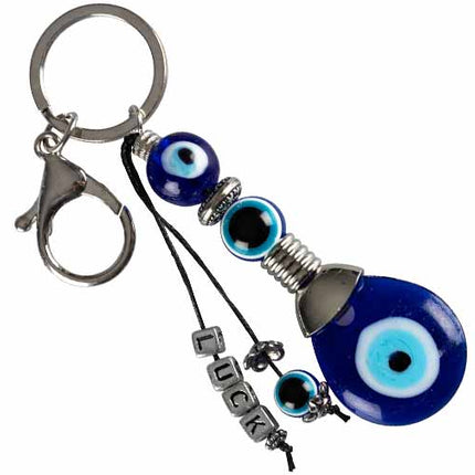 Blauwe Boze Oog sleutelhanger Luck