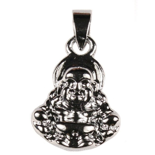 Boeddha hanger zilverkleurig - Lucky Touch - Bedankjes & Cadeautjes