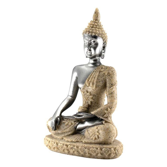 Boeddhabeeld zand (11cm) - Lucky Touch - Bedankjes & Cadeautjes