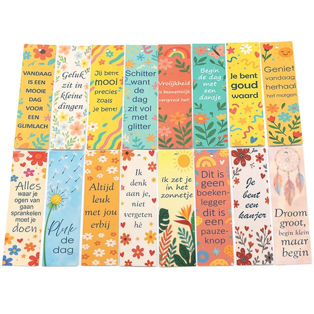 Boekenlegger met Gelukwens - Lucky Touch - Bedankjes & Cadeautjes