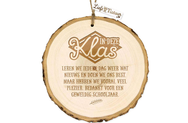 Boomschijf In deze klas