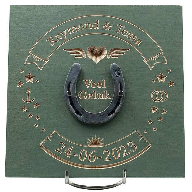 Bordje veel geluk - Liefde - Lucky Touch - Bedankjes & Cadeautjes