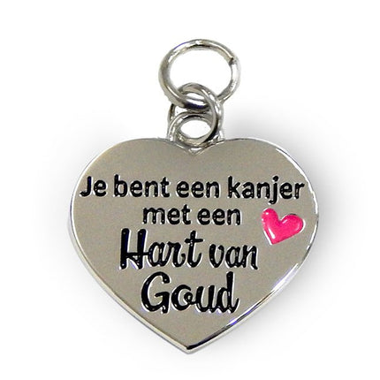 Charm for you - Hart van Goud - Lucky Touch - Bedankjes & Cadeautjes