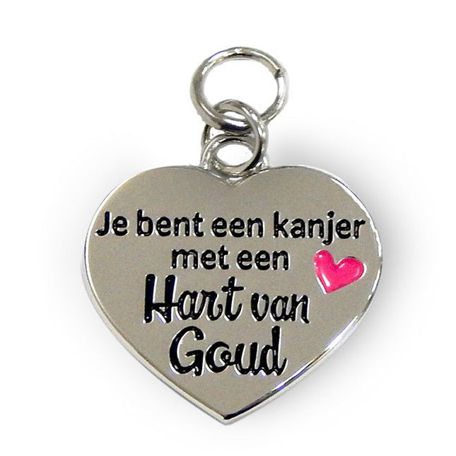 Charm for you - Hart van Goud - Lucky Touch - Bedankjes & Cadeautjes