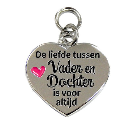 Charm for you - Vader & Dochter - Lucky Touch - Bedankjes & Cadeautjes