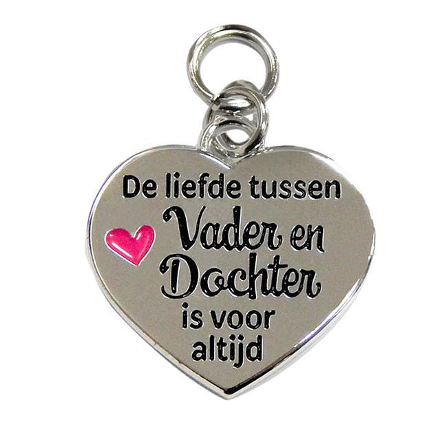 Charm for you - Vader & Dochter - Lucky Touch - Bedankjes & Cadeautjes