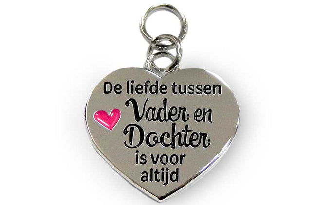 Charm for you - Vader & Dochter - Lucky Touch - Bedankjes & Cadeautjes