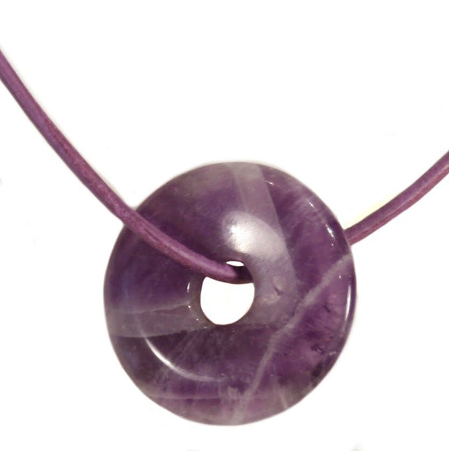 Donut hanger Amethist - Lucky Touch - Bedankjes & Cadeautjes