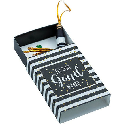 Doosje Jij bent Goud waard - Lucky Touch - Bedankjes & Cadeautjes