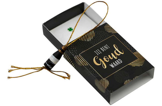 Doosje Jij bent Goud waard (b) - Lucky Touch - Bedankjes & Cadeautjes