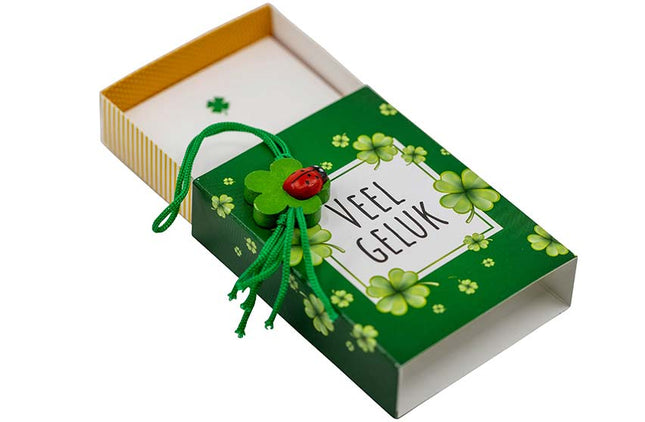 Doosje Veel Geluk - Lucky Touch - Bedankjes & Cadeautjes