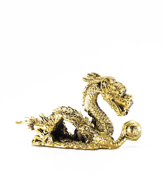 Drakenbeeldje messing 001 - Lucky Touch - Bedankjes & Cadeautjes
