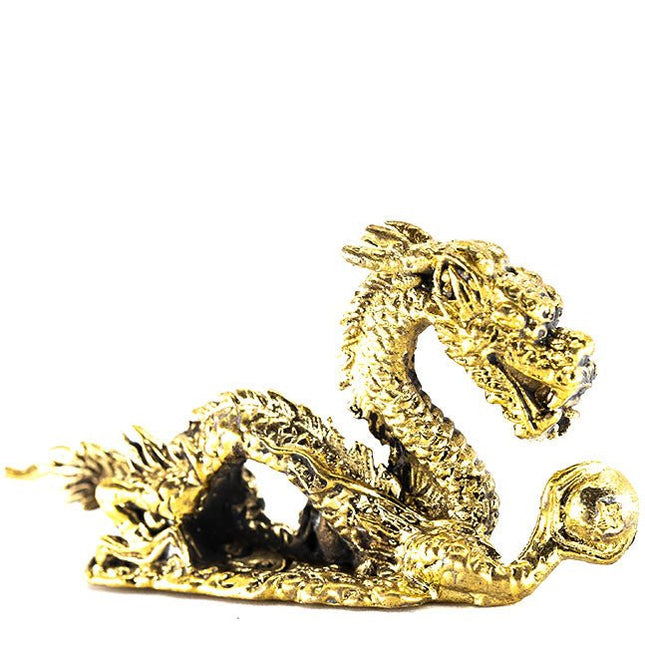 Drakenbeeldje messing 001 - Lucky Touch - Bedankjes & Cadeautjes
