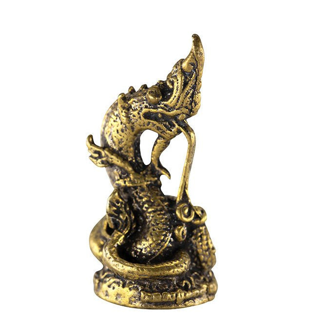 Drakenbeeldje messing 003 - Lucky Touch - Bedankjes & Cadeautjes