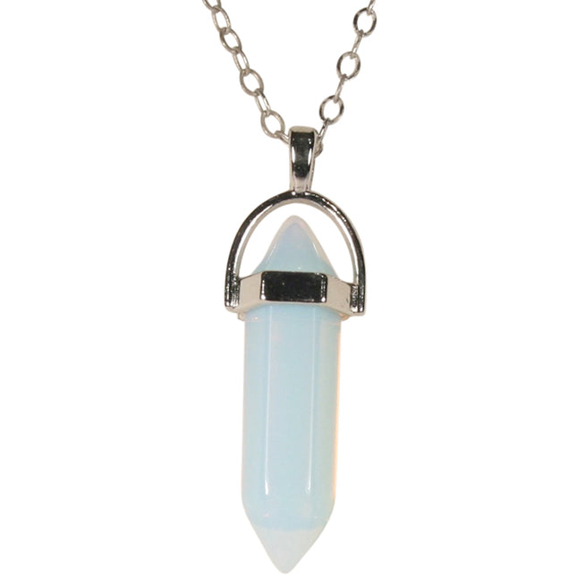 Dubbeleinder hanger Opaal