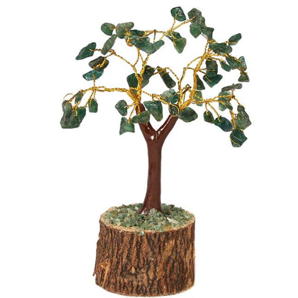 Edelsteen boompje Aventurijn (15cm) - Lucky Touch - Bedankjes & Cadeautjes