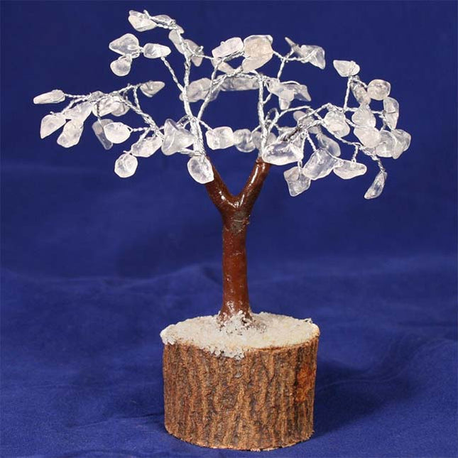 Edelsteen boompje Bergkristal (15cm) - Lucky Touch - Bedankjes & Cadeautjes