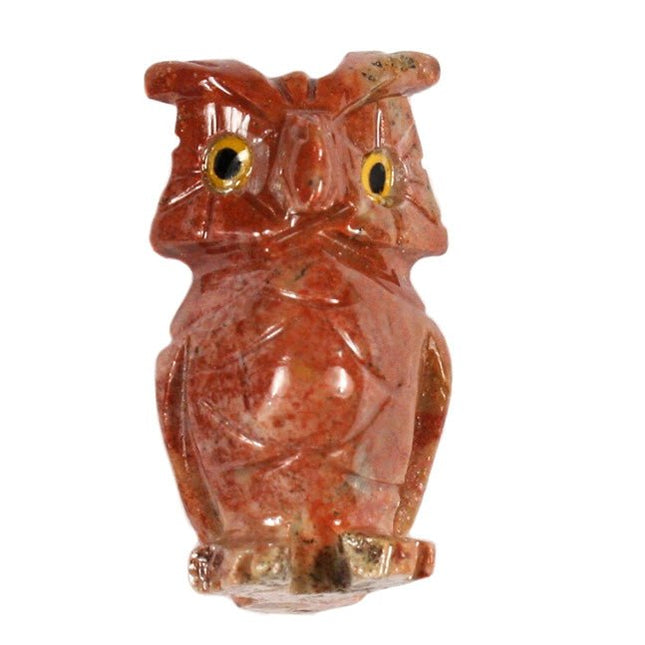 Edelsteen uil wijsheid en kennis - Lucky Touch - Bedankjes & Cadeautjes