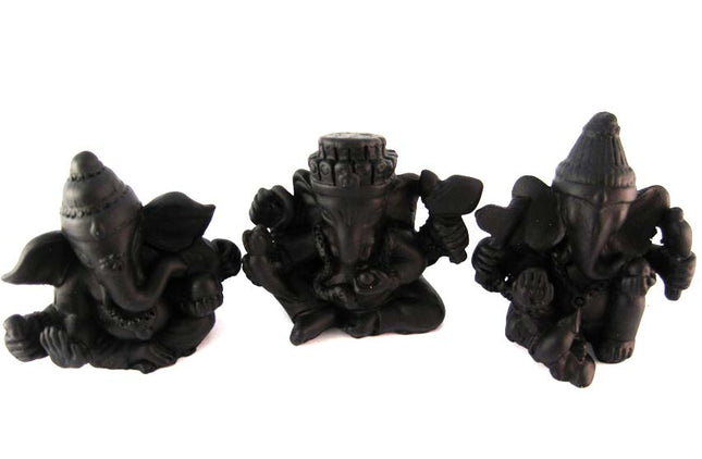 Ganesha beeldje zwart (5cm)
