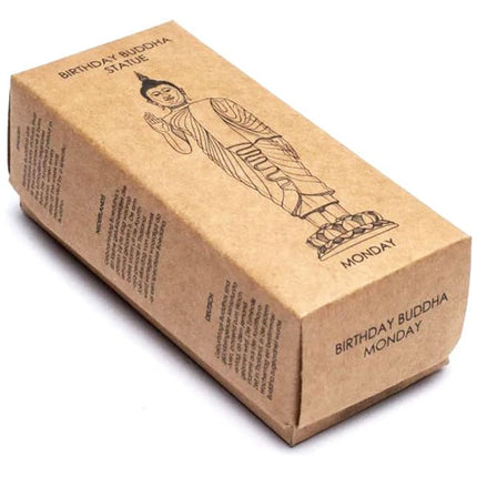 Geboortedag Boeddha beeldje Maandag (10 cm) - Lucky Touch - Bedankjes & Cadeautjes