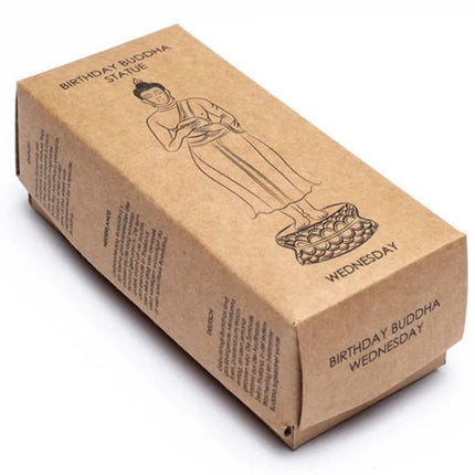 Geboortedag Boeddha beeldje Woensdag (10 cm) - Lucky Touch - Bedankjes & Cadeautjes