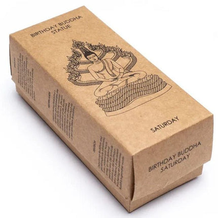 Geboortedag Boeddha beeldje Zaterdag (9cm) - Lucky Touch - Bedankjes & Cadeautjes
