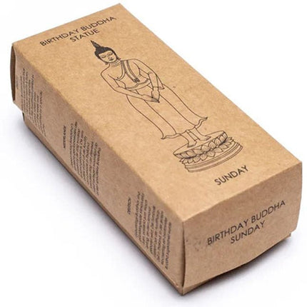 Geboortedag Boeddha beeldje Zondag (10cm) - Lucky Touch - Bedankjes & Cadeautjes