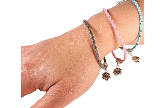 Geluksarmbandje klavertje vier - Lucky Touch - Bedankjes & Cadeautjes