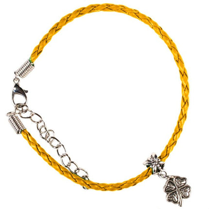 Geluksarmbandje klavertje vier - Lucky Touch - Bedankjes & Cadeautjes