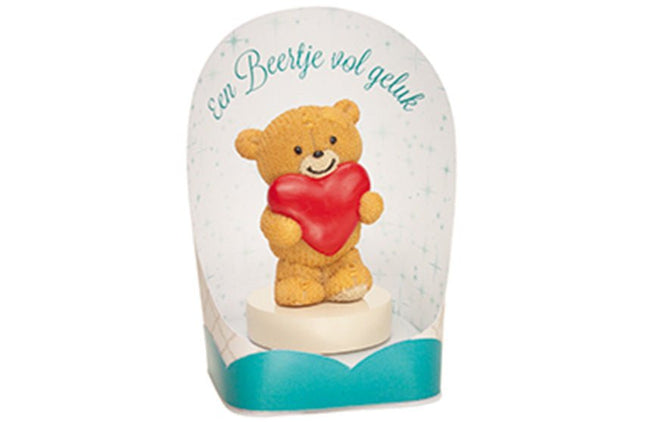 Geluksbeeld een beertje vol geluk - Lucky Touch - Bedankjes & Cadeautjes