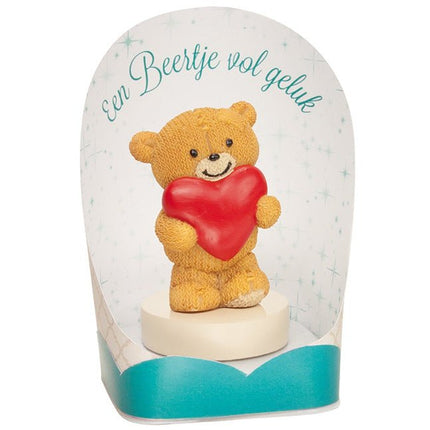 Geluksbeeld een beertje vol geluk - Lucky Touch - Bedankjes & Cadeautjes