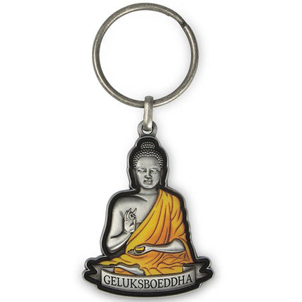Geluksboeddha luxe sleutelhanger - Lucky Touch - Bedankjes & Cadeautjes