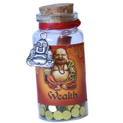 Geluksflesje Happy Boeddha