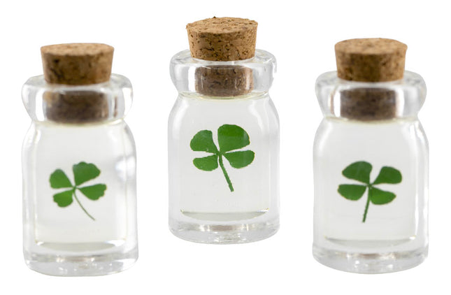 Geluksflesje Klavertje vier